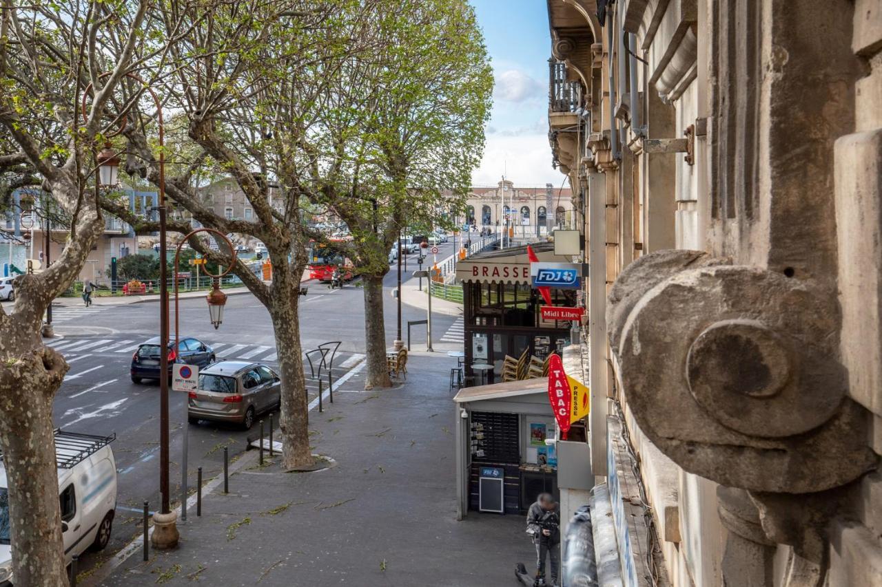 Le Victor Hugo -Centre Ville -1 Mn De La Gare Sete Bagian luar foto